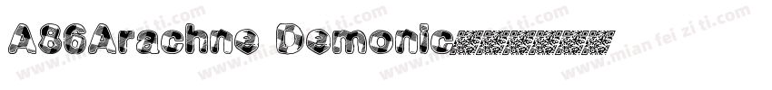 A86Arachne Demonic字体转换